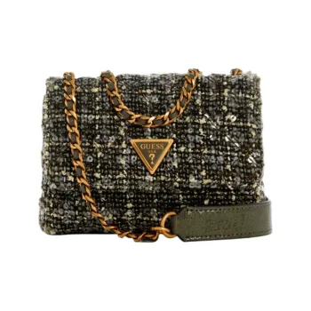 GUESS Soft Woolen Shoulder Bag, Crossbody Bag Mini Women's Green
