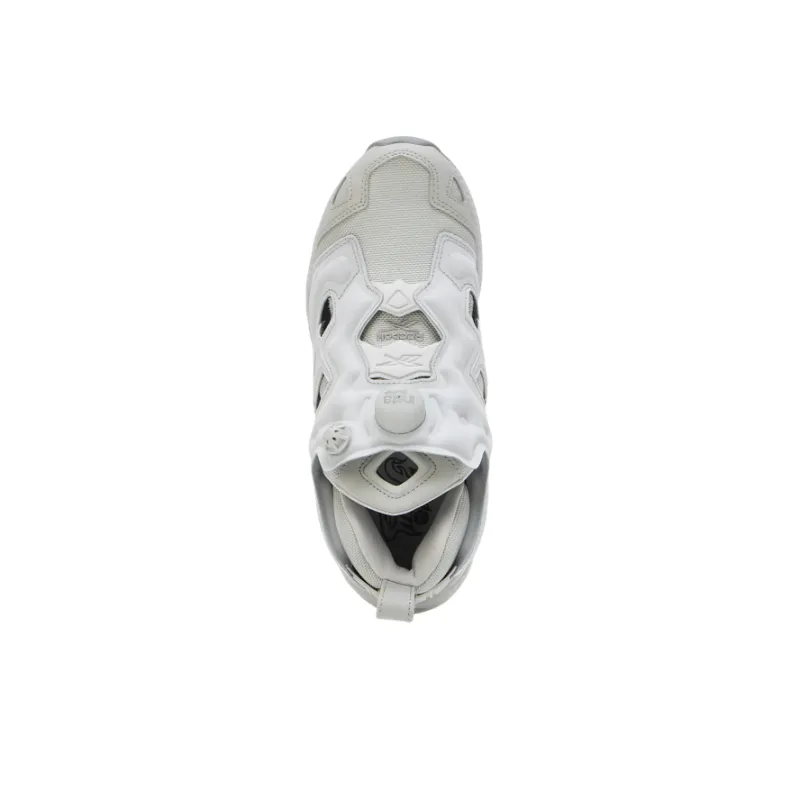 Reebok Instapump Fury Slip Resistant Low Top Casual Running Shoes Unisex Gray-4