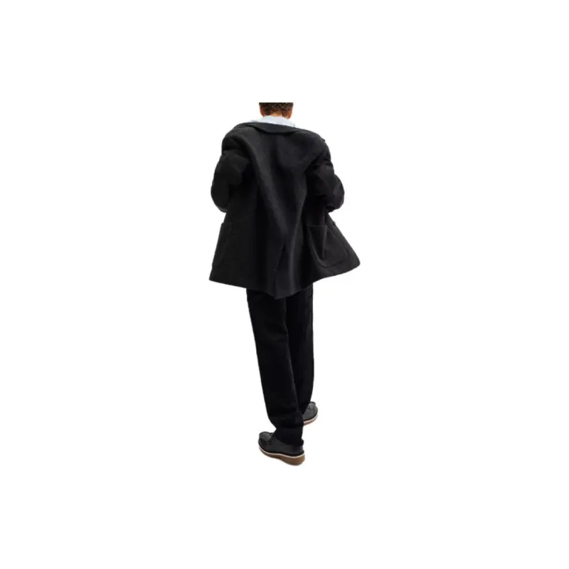 COACH Relaxed Wool Blazer Business Suit Men's Charcoal-2