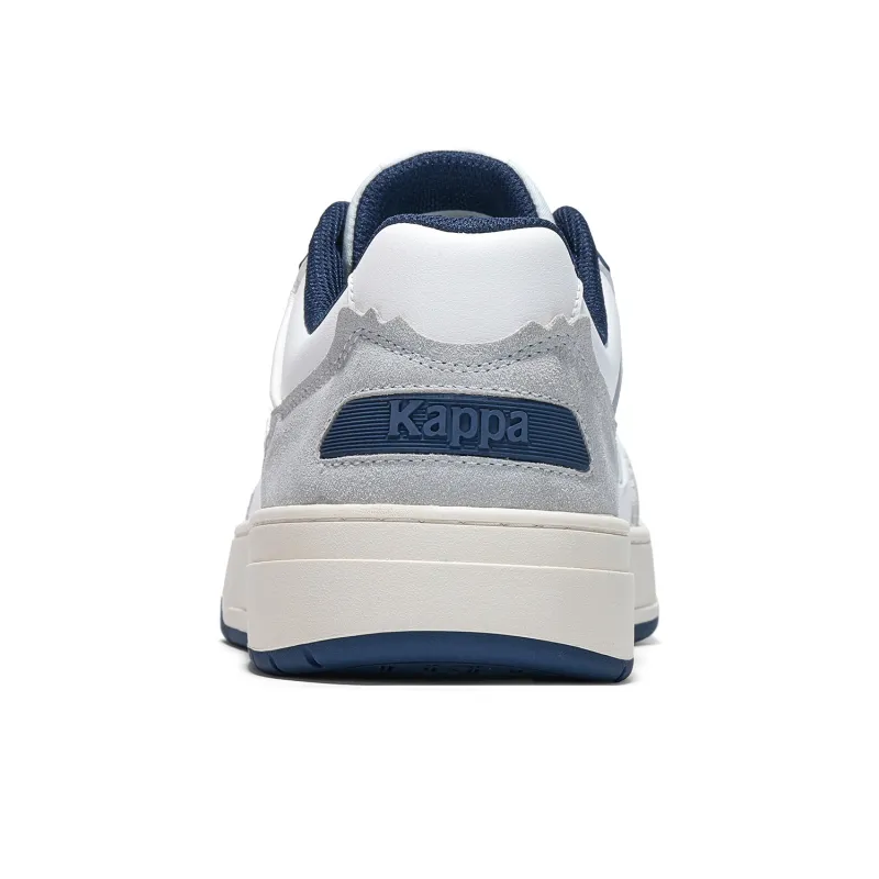 Kappa Back to Back Anti Slip Wear Resistant Low Top Skateboard Shoes Unisex Blue White-4