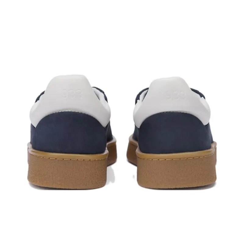 LACOSTE Low Top Skateboard Shoes Men's Navy Blue/Glossy-3