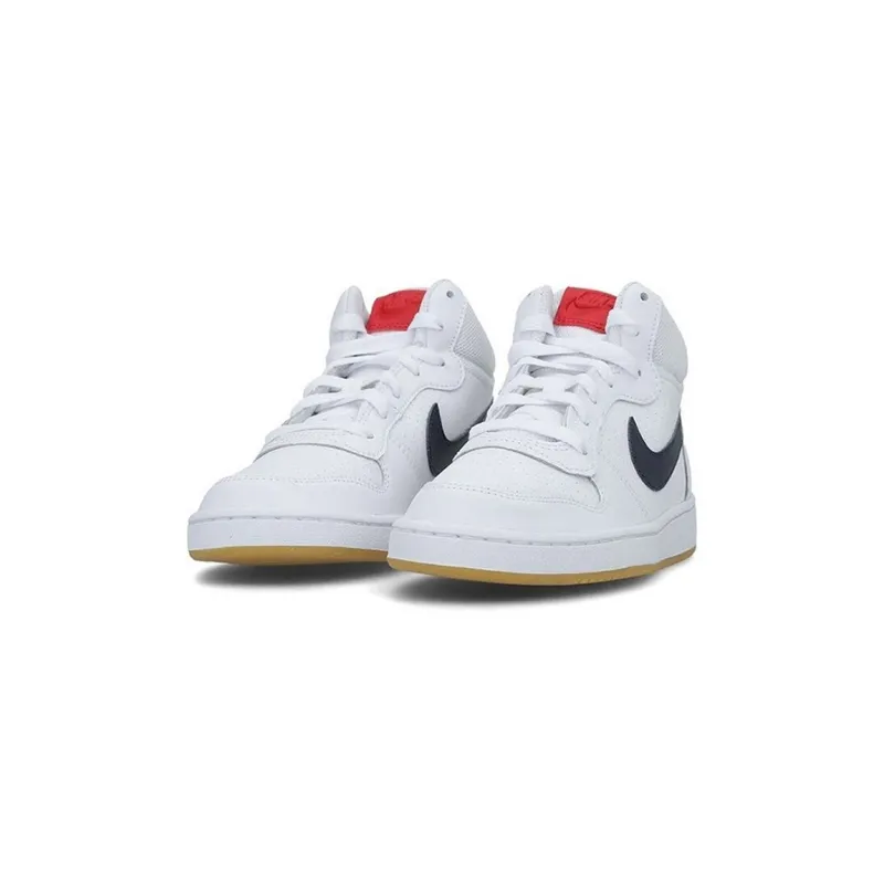 Nike Court Borough Mid White Obsidian GS-2