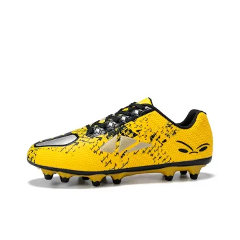PROTECTCAMEL TF Rubber Broken Studs Artificial Ground Cushioning And Abrasion Resistant Coverage Soccer Shoes Unisex