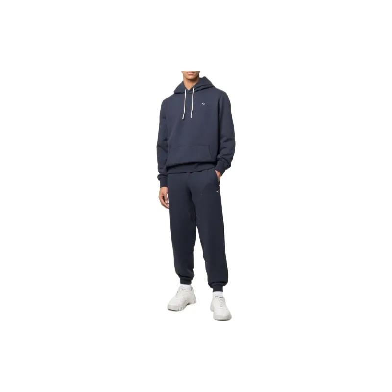 PUMA MMQ Knitted Sweatpants Men Navy Blue-1