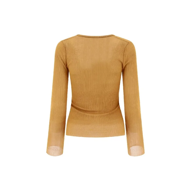 MaxMara Saggina V Neck Long Sleeved Jumper-1