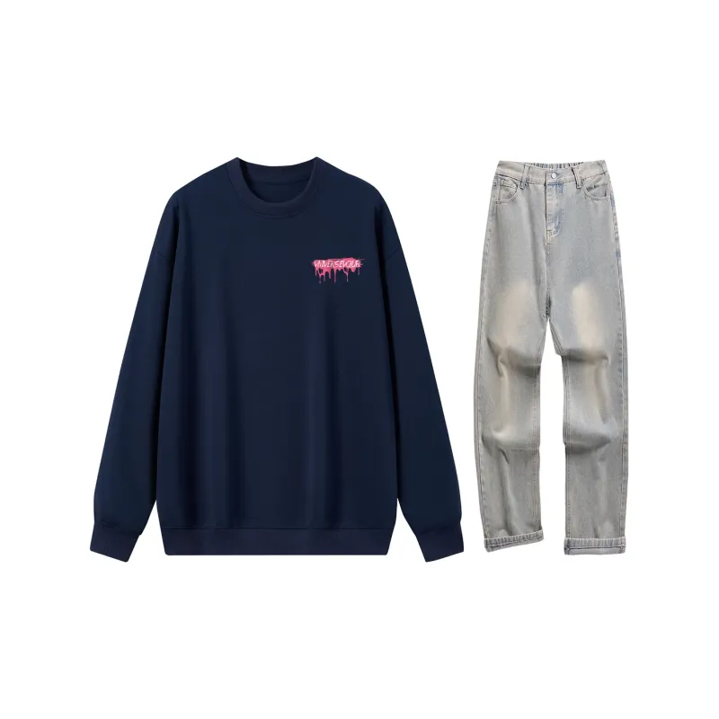 VniVerseVClub Sweatshirt Set Unisex-17