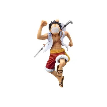 BANPRESTO One Piece Magazine A Piece Of Dream No. 1 Volume 3 Monkey D. Luffy Figure White