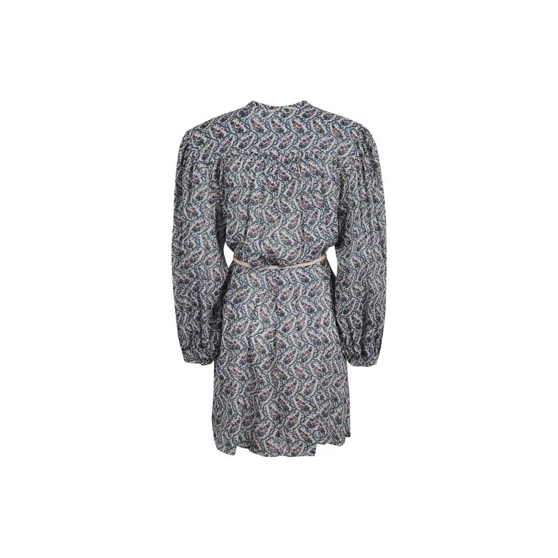 ISABEL MARANT ETOILE Kildi Floral Printed Belted Dress-1
