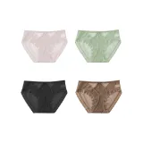 4 Pack (Light Pink+Green+Black+Khaki)