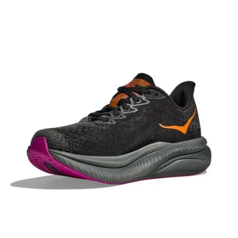 HOKA ONE ONE MACH 6 Anti-Slip Wear-Resistant Low-Top Running Shoes Women's Black-3