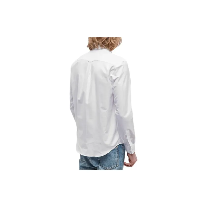 Maison Kitsune Dressed Fox Patch Relaxed Shirt-4