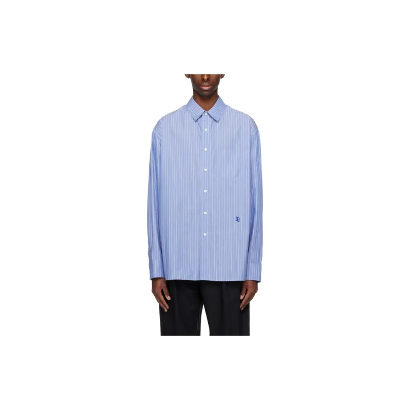 ADER ERROR Striped Cotton Shirt-4