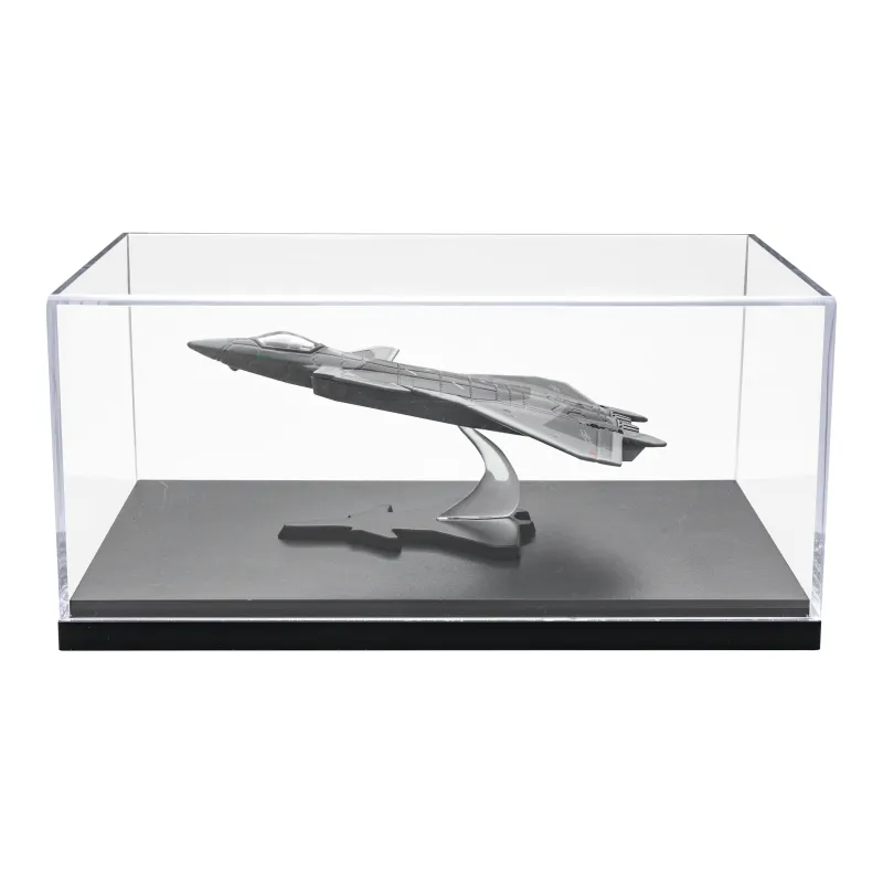 CHIYU Model Black Base Transparent Cover, Storage Display Case, Compatibility With Multiple Scales Model Accessories-4