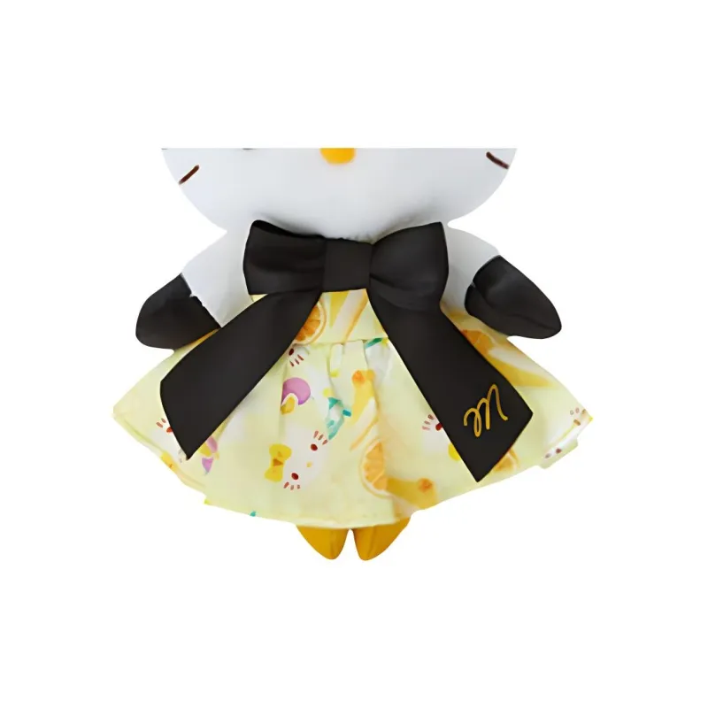 Hello Kitty 21st Anniversary Limited Edition Birthday Hello Kitty Yellow Dolls Plush Doll 14cm Height-2
