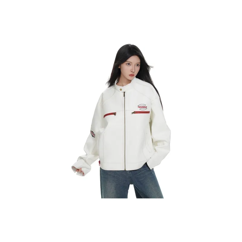 TESTUNG Jackets Unisex White-10