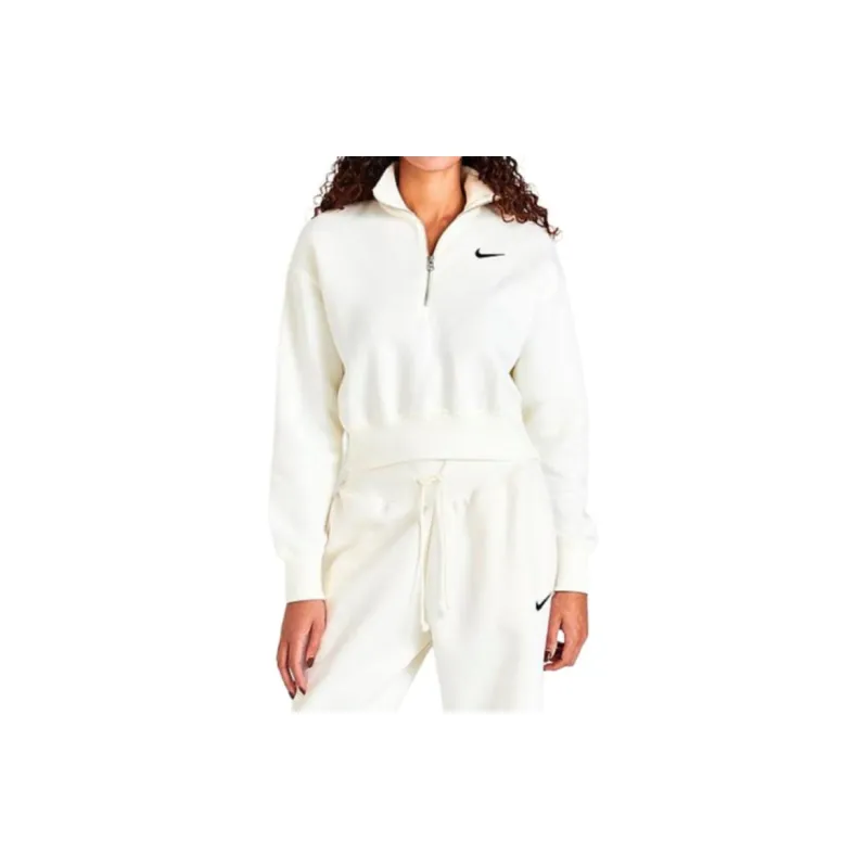Nike Sportswear Phoenix Fleece Women's 1/2 Zip Cropped Sweatshirt-2