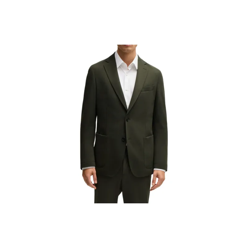 HUGO BOSS SS24 Business Suits Coats Men's Army Green-1