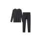 [Wool-Light Warm-Clothing Sets]Dark Gray Heather Gray