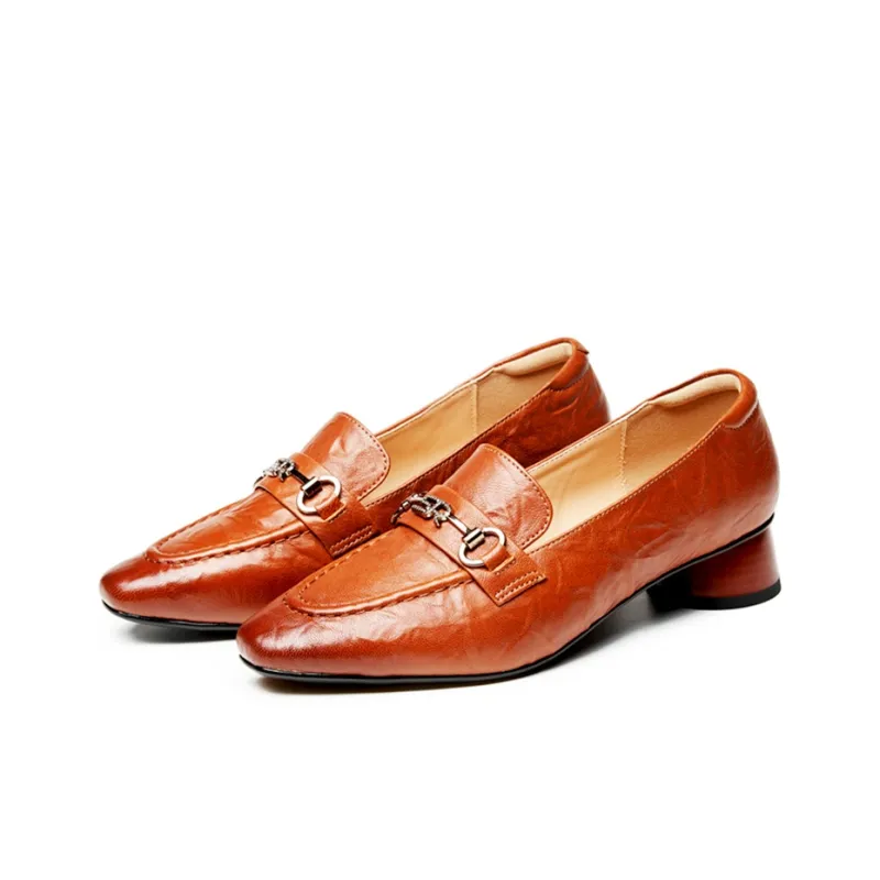 AOKANG Chunky Heel Casual Shoes Women's-12