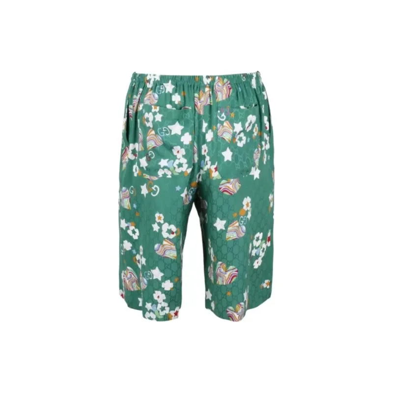 GUCCI Casual Shorts Men's Green-1