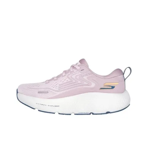 Skechers Go Run Max Road 6 Running Shoes Women's Low-Top Pink