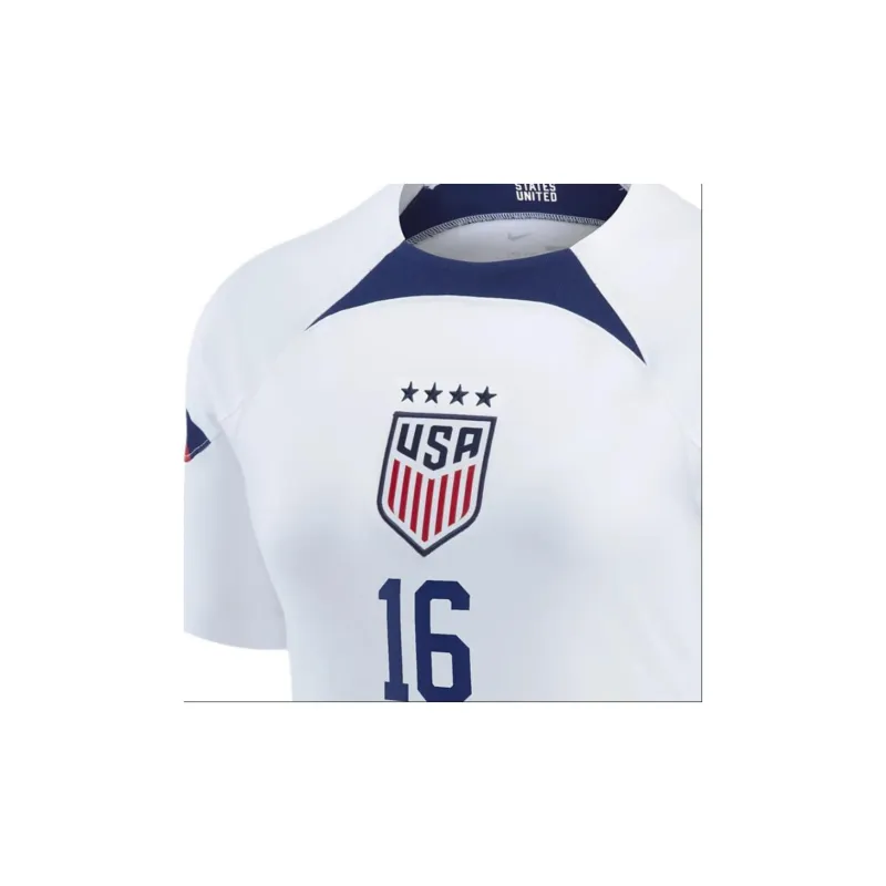 Nike USWNT 2022/23 Stadium Home Rose Lavelle Soccer Jerseys Women's White-5