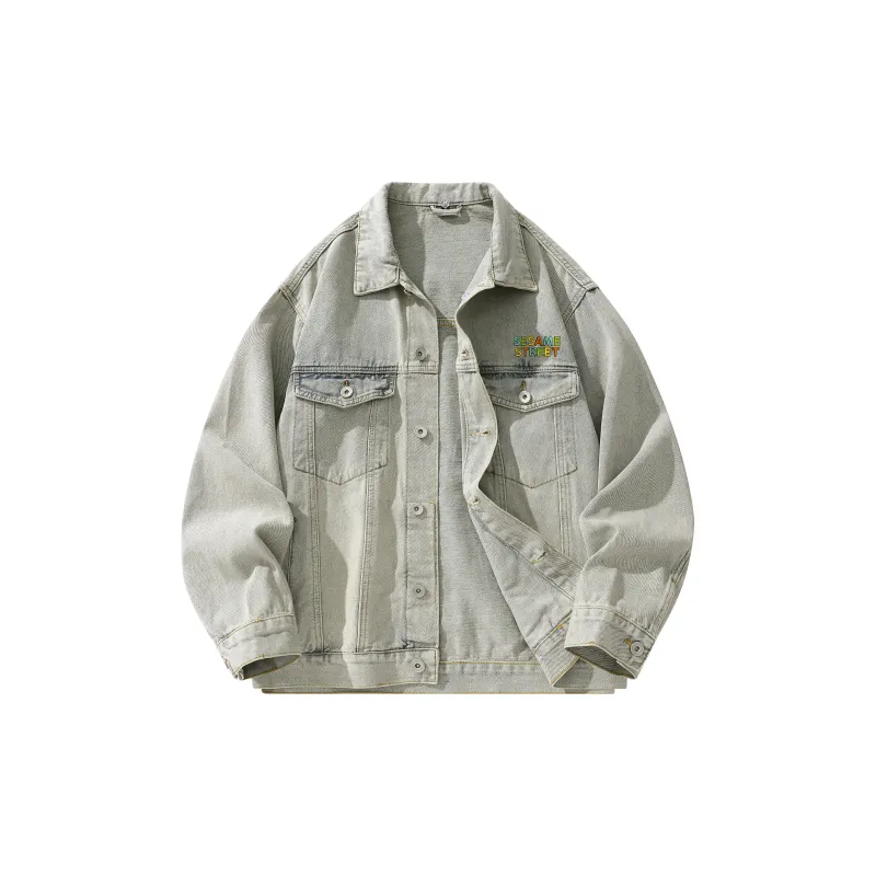 SESAME STREET Denim Jacket Unisex-3