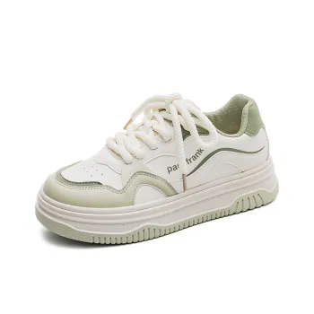 PAUL FRANK Low Top Skateboard Shoes Women's Light Green