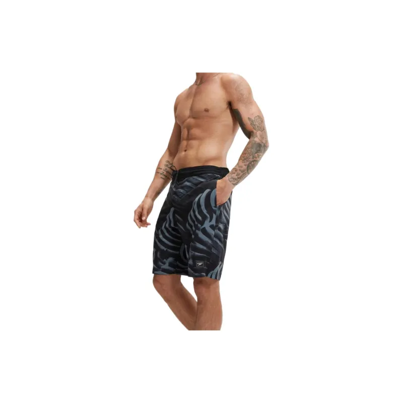 Speedo Bondi Basin Swimming Shorts Men Stone Gray-2