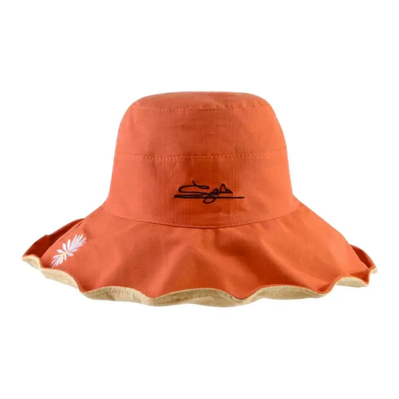 BANDICOOT Cotton Linen Blend Sun Protection Hats Women's-3