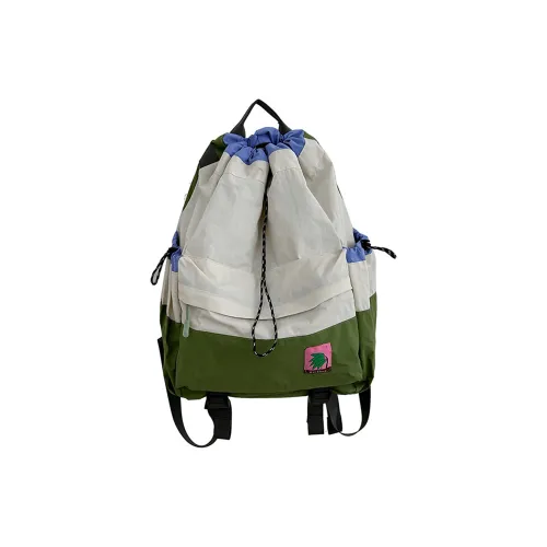 LEXI Nylon HAND Large Size Unisex Ecru/Green