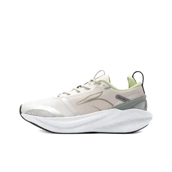 361° Foam Explosion 4.0 Anti Slip Wear Resistant Low Top Sprint Running Shoes Men's Beige Green