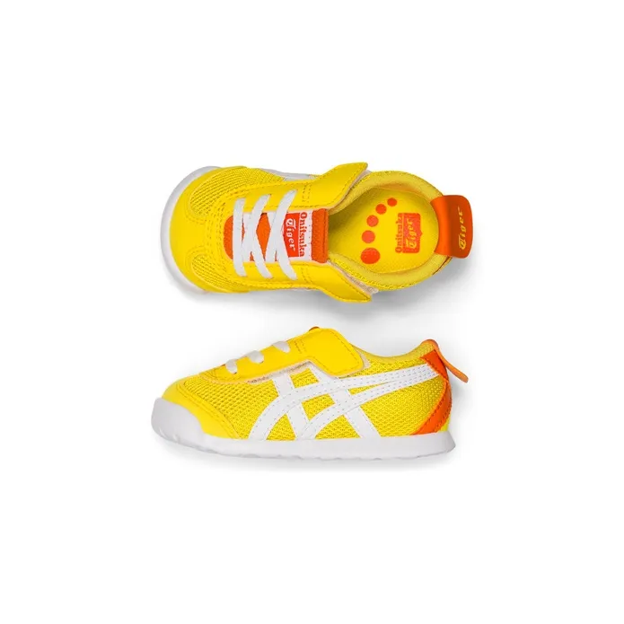 Onitsuka Tiger MEXICO 66 TS Anti-Slip Wear-Resistant Low-Top Sports Casual Shoes Yellow Infant And Toddler-3