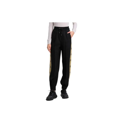 Blood Glitter Knitted Sweatpants Women's Black