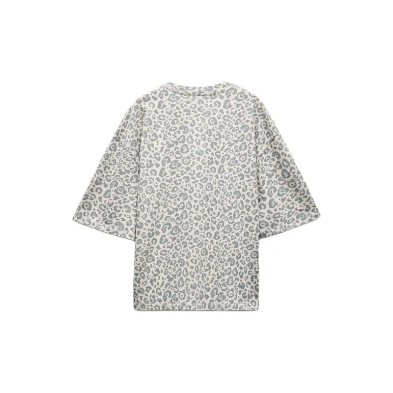 ZARA T-Shirt Women's Leopard Print-1
