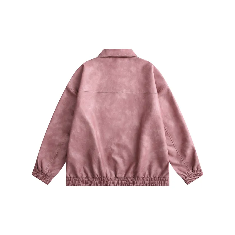Qnxeey Leather Jackets Unisex-7