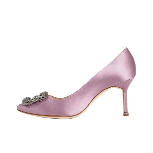 MANOLO BLAHNIK High Heels Women's Pink Purple