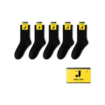 JIAZINI Mid Calf Socks Women's 5 Pack