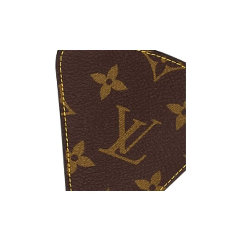 LOUIS VUITTON Leather Bag Accessories Women's Light Brown-2
