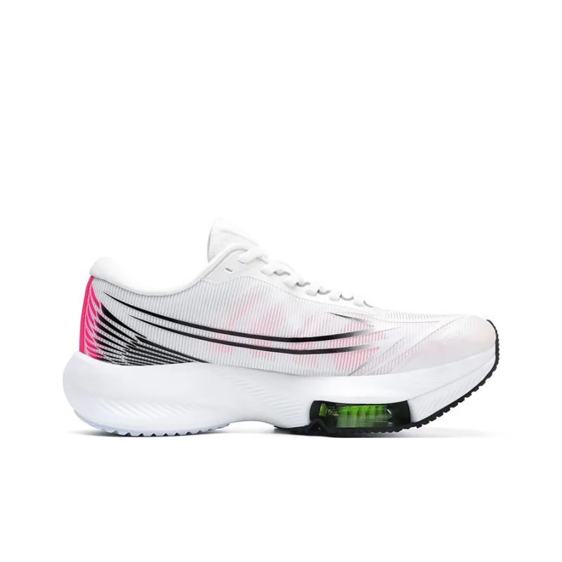 Up Run Extraordinary Arrow Running Shoes Unisex Pearl White Pink-1