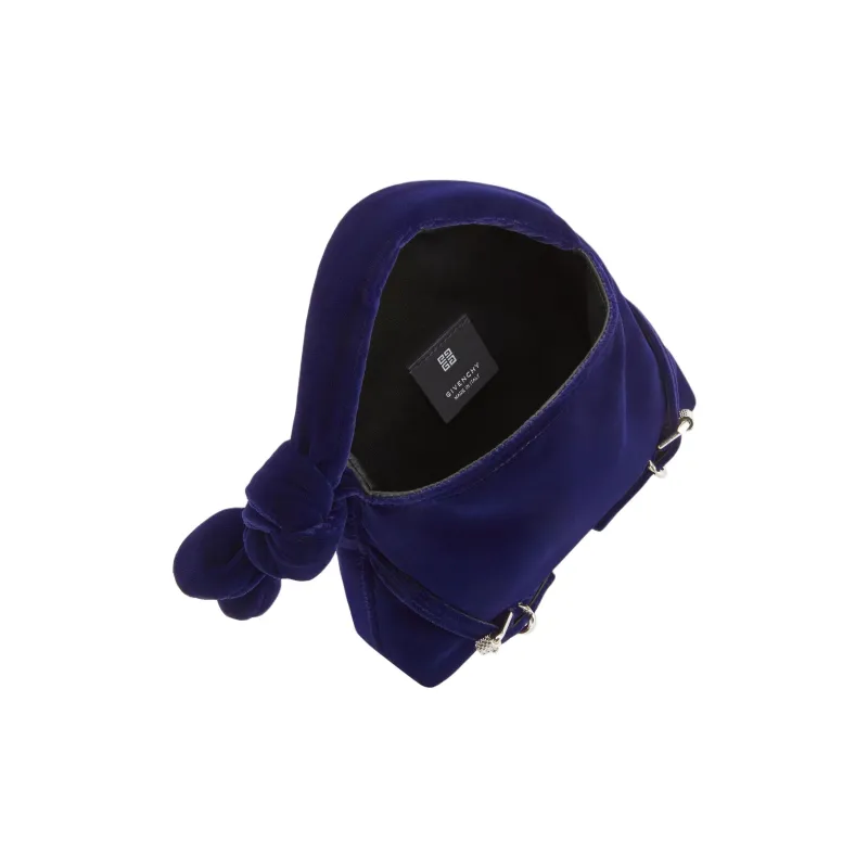 Givenchy Rayon With Cupro Handbag Women's Marine Blue-3