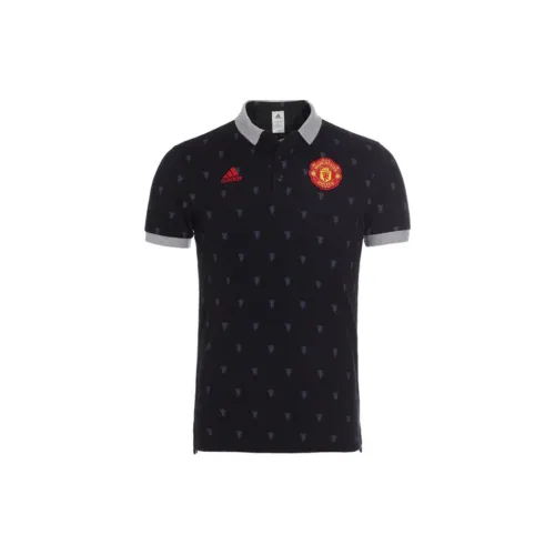 Adidas MANCHESTER UNITED THEATRE OF DREAMS Polo Shirts Men Black