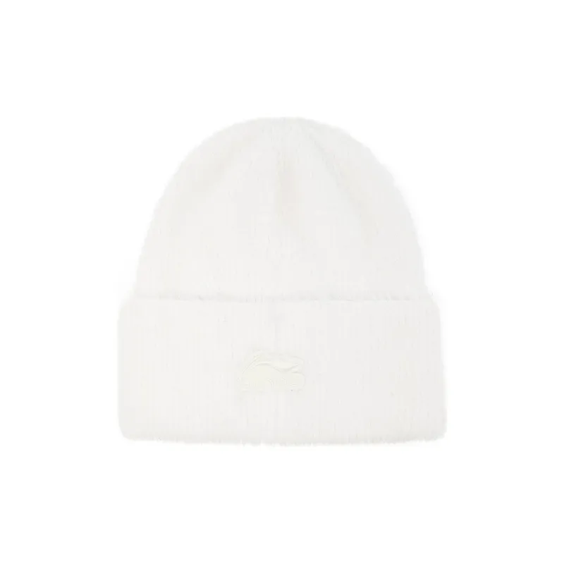 LiNing Polyamide Knitted Hat Beanie Unisex White-1