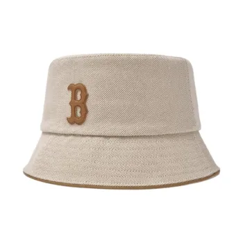 MLB Polyester Bucket Hats Unisex Light Brown