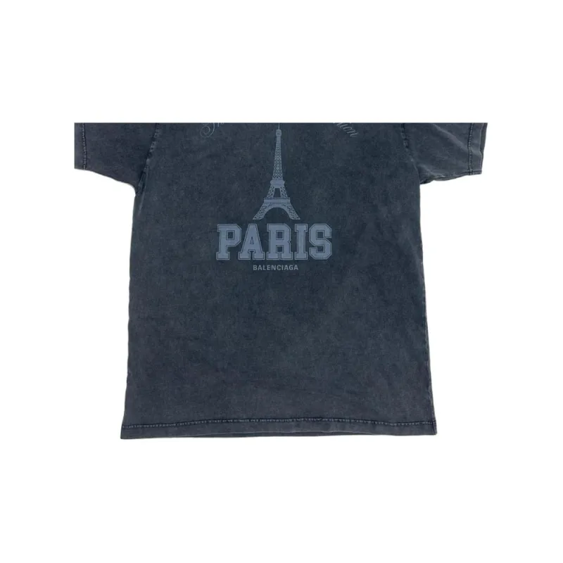 Balenciaga T Shirt Regular Fit Men's Black-5