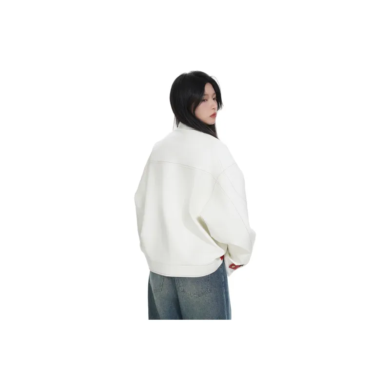 TESTUNG Jackets Unisex White-7