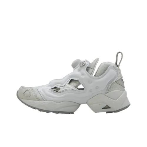 Reebok Instapump Fury Slip Resistant Low Top Casual Running Shoes Unisex Gray