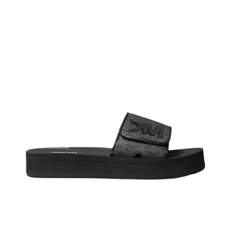 MICHAEL KORS Slide Slippers Women's Black US W 6 - Cheap Rcj Jordan Outlet