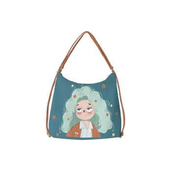 AOSONG Suede Tech Fabric Crossbody Bag Regular Unisex Green