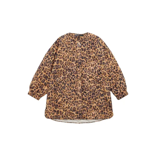 Bimba Y Lola Puffer Jackets Women's Leopard Print